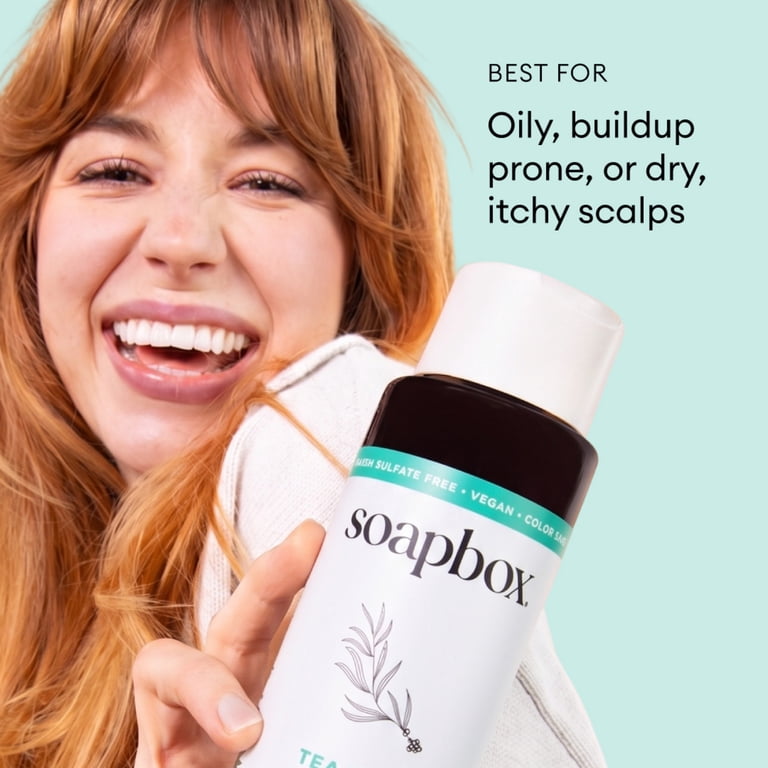 Soapbox Tea Tree & Mint Scalp Balancing Shampoo photo 4