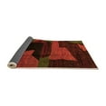 thumbnail image 2 of Ahgly Company Indoor Rectangle Oriental Orange Modern Area Rugs, 2' x 4', 2 of 4