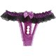 thumbnail image 1 of Braguitas de encaje de cintura baja para mujer - Ropa interior sexy lisa con silueta recta - Mezcla de poliéster, talla única, comodidad para todas las estaciones, 1 of 6
