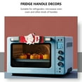 thumbnail image 4 of OULII 2Set Refrigerator Door Handle Covers Protective Velvet Fabric Kitchen Use, 4 of 6