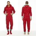 thumbnail image 3 of Ensembles de Pyjamas de Noël à Capuche Assortis à Manches Longues, 3 of 9
