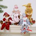 thumbnail image 4 of Muñecos elfos de juguete con máscara, adornos colgantes para árbol de Navidad, decoración colgante de elfo, regalos de Navidad y Año Nuevo, 4 of 5