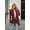 Burgundy, variant on Women's daily wear loose and slimming fashionable texture cardigan jacket