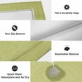 thumbnail image 5 of Vintage Fruit Green Outdoor Rug 5x8 Ft, Non Slip Washable Area Rug, Farmhouse Retro Solid Color Linen Texture Patio Rugs Carpet Runner, Large Floor Mat for Indoor/Outdoor Deck Porch Camping, 5 of 8