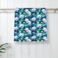 thumbnail image 5 of KLL Blue Lotus Flower Ultra Absorbent & Soft Hand Towels for Bath, Hand, Face, Gym and Spa-27.5x16in, 5 of 8