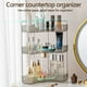 thumbnail image 5 of Organizador de esquina para baño, Shuang Qing, 3 niveles, gris, 5 of 6