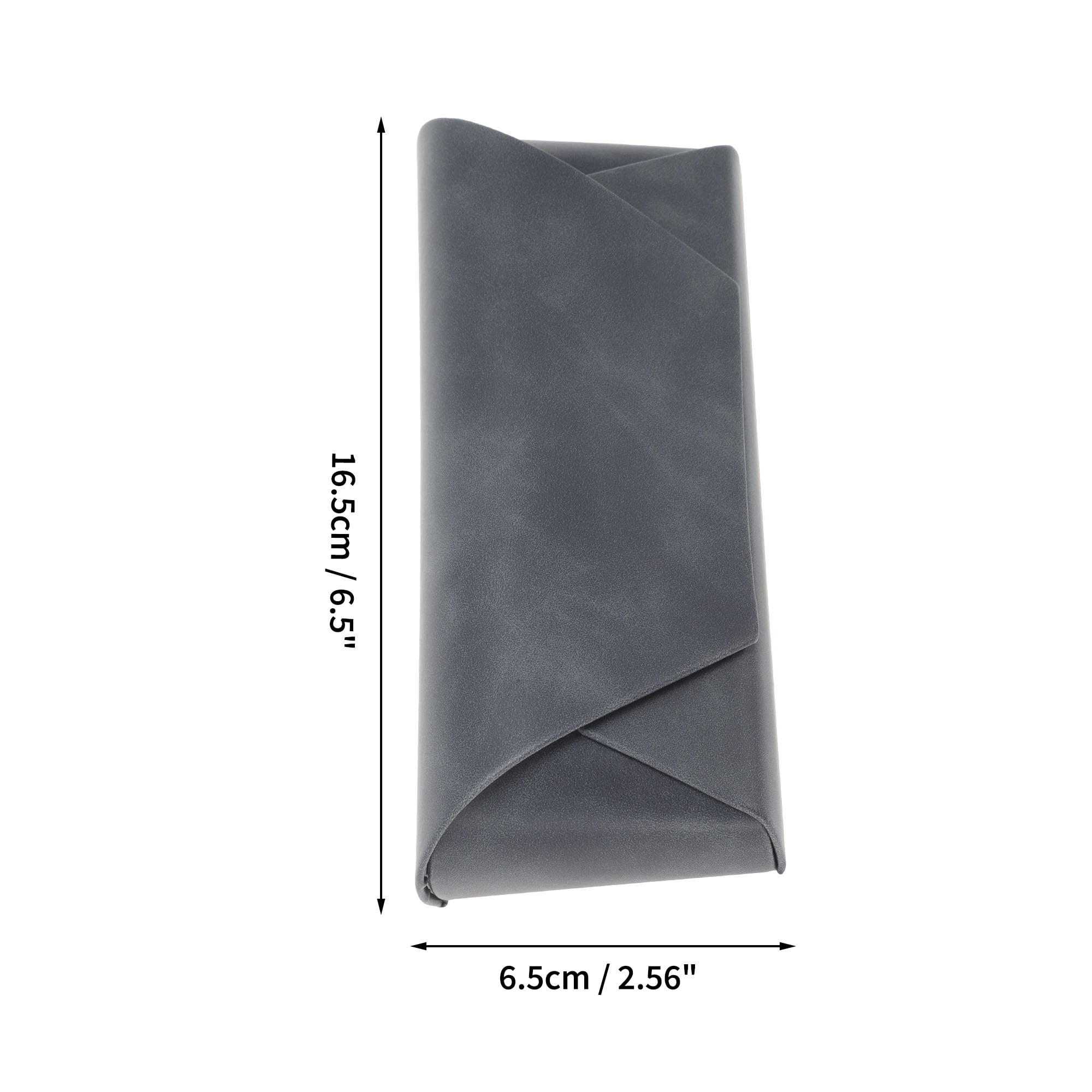 Unique Bargains Portable Eyeglasses Cases 6.5"x2.56"x1.57"(L*W*H) Black Gray