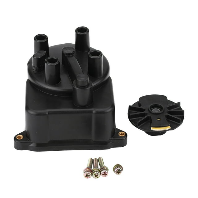 Qiilu Car Auto Distributor Cap & Distributor Rotor Ignition Kit for Honda Civic 92-00 30102 P54 006, 30102 P54 006, Distributor Rotor Head