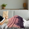 thumbnail image 3 of Travel Soft Flannel Fleece Throw Blanket, Landscape of Turkish City with Famous Buildings, Cozy Plush for Indoor and Outdoor Use, 70" x 90", Coral Peach, by Ambesonne, 3 of 5
