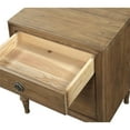 thumbnail image 5 of Bowery Hill Farmhouse Wood Nightstand with 3 Drawers in Reclaimed Oak, 5 of 6