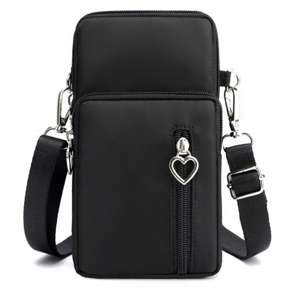 Small Crossbody Bags for Women Mini Cell Phone Purses with Crossbody Strap Phone Wallet Shoulder Bag Nylon Arm Bag