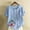 A145 Light Blue, variant on Xdegoge Linen Shirts Women Short Sleeve Crew Neck Tops Floral Summer Fashion Tunic Shirts Loose Fit Casual Blouses Y2K Plus Size Tee Shirts Ropa Mujer