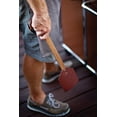 thumbnail image 2 of Ouset Acacia and Brown Leather Amish-Style Fly Swatter, 2 of 7