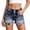 Blue, variant on Y-Sunset Women's American Flag Ripped Denim Shorts, Mid Rise Distressed Jean Shorts with Pockets, Casual Summer Shorts for 4th of July(Blue/L)