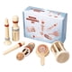 thumbnail image 3 of Instrumentos musicales para niños, juguetes de percusión de madera para niños, juego de juguetes musicales educativos para preescolar con bolsa de almacenamiento., 3 of 9