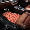 thumbnail image 6 of Yiaed Tomato Print Carpet Floor Mats for Cars, Auto Accessories Front & Rear Car Floor Mats Car Floor Foot Mat Sets of 4 Pieces, 6 of 7