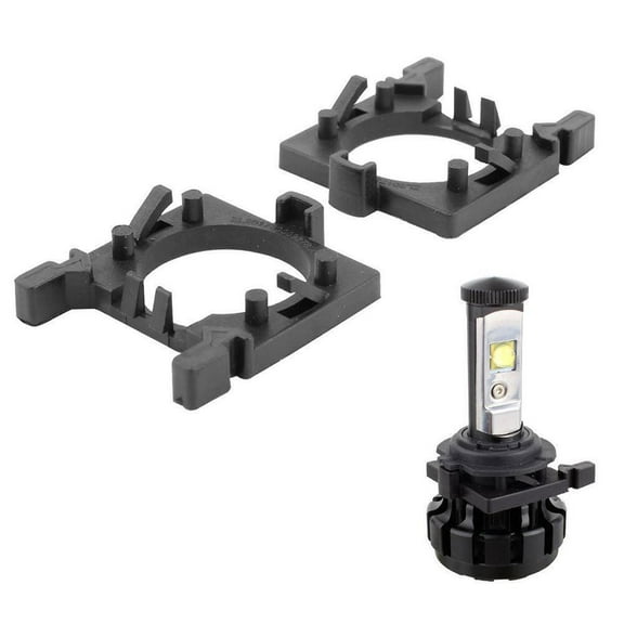 2pcs H7 LED Headlight Bulb Holders Adapters for Compatible Vehicles