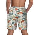 thumbnail image 2 of Haiem Garden Of Little Bunnies Mens Swim Trunks with Compression Liner 2 in 1 Swimming Shorts Stretch Swimwear Quick Dry,Board Shorts-Small, 2 of 9
