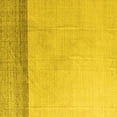 thumbnail image 1 of Ahgly Company Machine Washable Indoor Square Solid Yellow Modern Area Rugs, 8' Square, 1 of 4