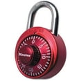 thumbnail image 3 of Master Lock Assorted Numeric Combination Locks 3 Digit - Master Keyed - 0.28" Shackle Diameter - Cut Resistant - Stainless Steel Body, Steel Shackle - Assorted - 1 / Each, 3 of 3