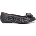 thumbnail image 2 of Ruby Shoo Amber Women's Supersoft Flat Ballerina With Bow In Grey Size 5, 2 of 6