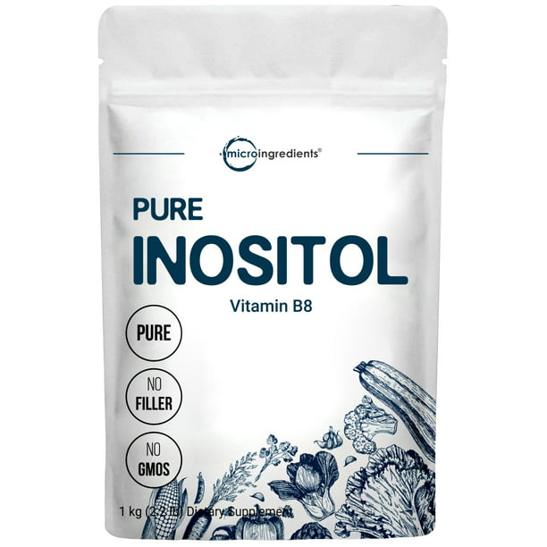 Pure Inositol Powder, Myo-Inositol B8 Powder, 1KG (2.2 Pounds), Strongly  Supports Liver Health & Antioxidant, Super Inositol for Hair and Inositol  for Sleep, Non-GMO and Vegan Friendly - Walmart.com