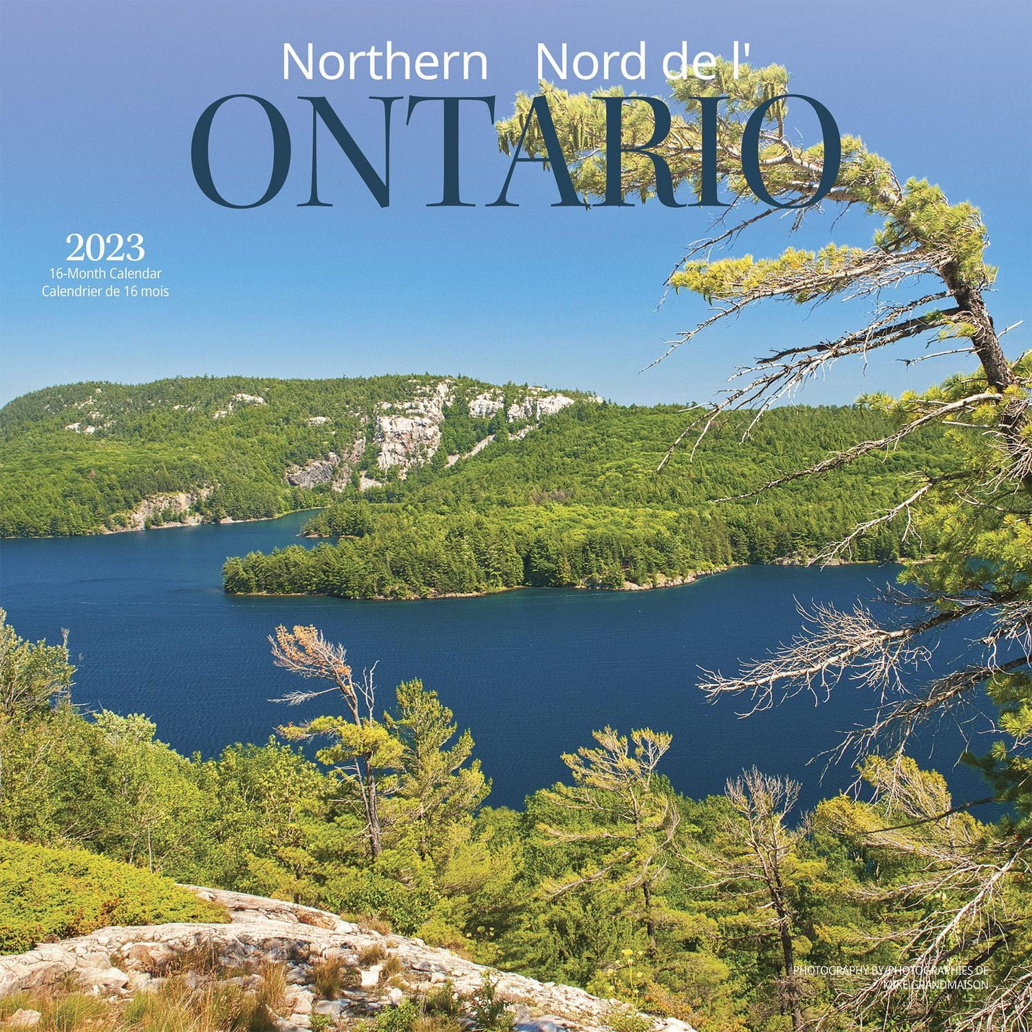 Northern Ontario | 2023 12x24 Inch Square Wall Calendar