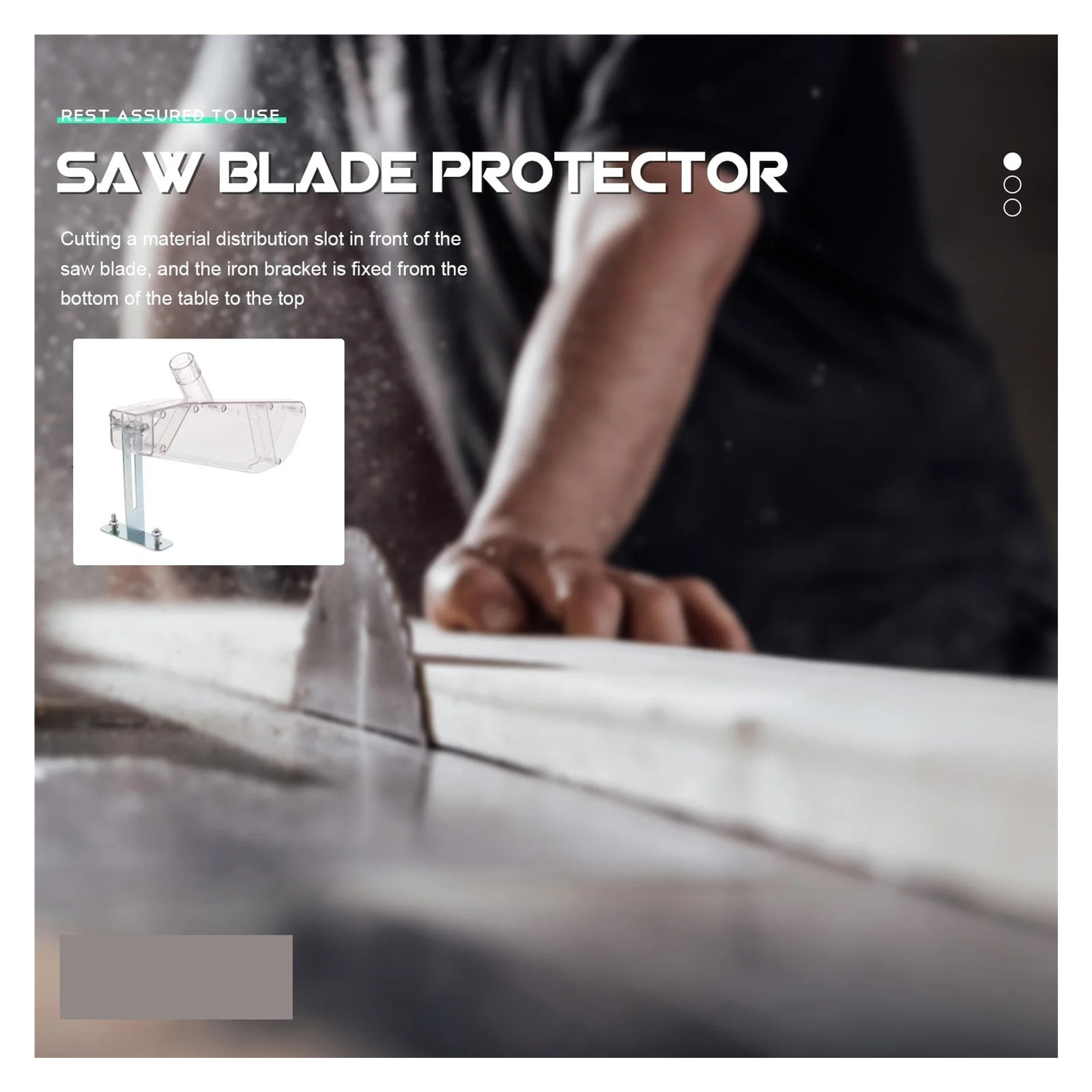 Circular Saw Blade Guard Table Saw Accessories, Dust Cover Protector Woodworking Tools Universal Blade Protection Power Tool ,Safety Protection
