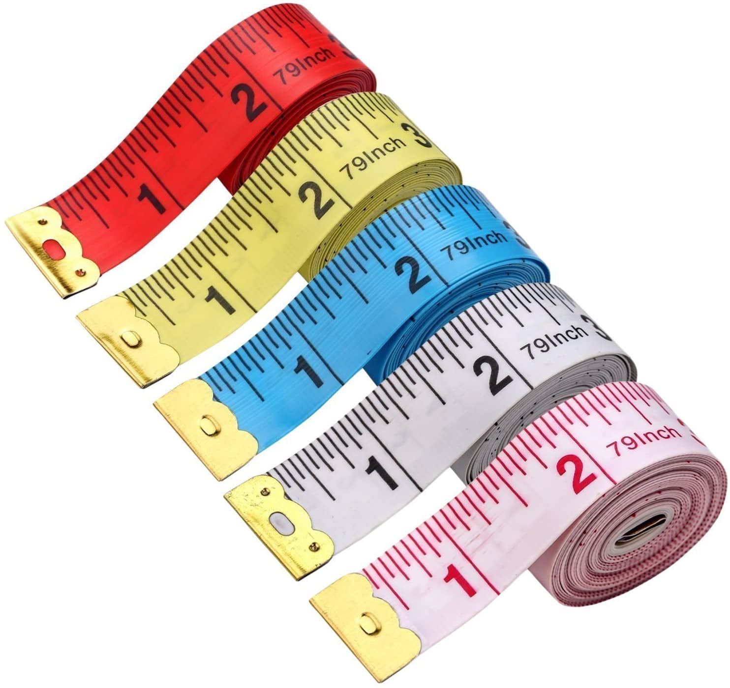 B2G1 Free Body Measuring Sewing Cloth Tailor Tape Measure Soft Flat Ruler 60"