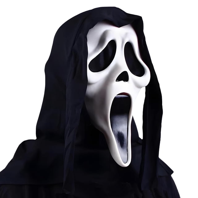 Máscara de Halloween TAMRAN Scary Ghostface de látex para adultos