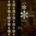 thumbnail image 3 of Snowflake Garland Ornament String, Laser Reflective Snowflake Decorations For Cozy Christmas New Year Winter Festival Party Supplies And Home Decoration Banner, 1 Piece Snowflake, 3 of 7