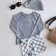 thumbnail image 1 of Traje de baño de manga larga dividido para niños Traje de baño con protección solar para bebés Traje de baño de aguas termales de ángulo plano para bebés, 1 of 6