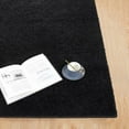 thumbnail image 5 of Sakiyrr Shaggy Area Rug for Bedroom Living Room 5'x8', Non-slip Fluffy Floor Carpet, Black, 5 of 8