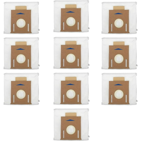 10 Pack T8 Bags Fit for Ecovacs DEEBOT OZMO T8 AIVI T8 Max and T8 Series/N8 Pro Plus/ N8 Pro/N10 Plus Robot Vacuum, Fit for Yeedi Vacuum