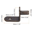 thumbnail image 2 of Uxcell Shelf Support Pegs L-Shaped Bracket Pegs Shelf Pin With Hole Copper Tone 5mm, 2 of 5