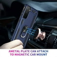thumbnail image 6 of Samsung Galaxy S21 5G Case, Dteck Hybrid Rugged Shockproof Case with 360 Degree Rotation Ring Holder Finger Kickstand for Samsung Galaxy S21, Blue, 6 of 8