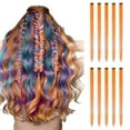 thumbnail image 1 of Colored Hair Extensions, Multi-Colors Party Highlights Clip In Synthetic Hair, Catch The Hair, 1 of 2