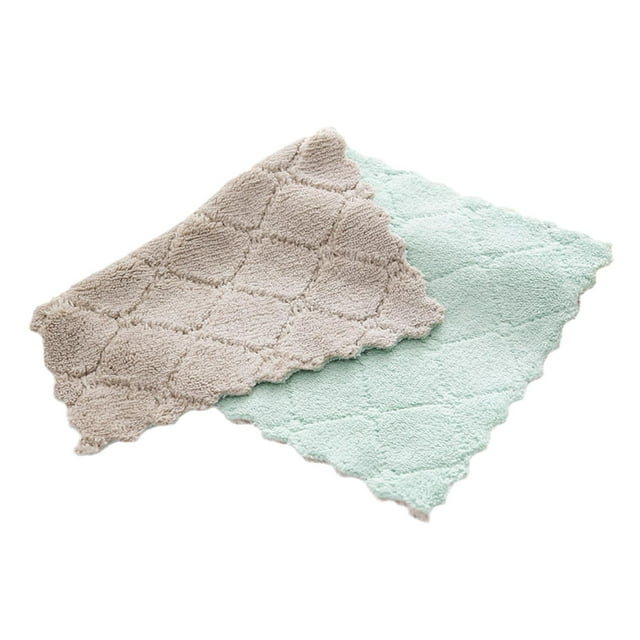 Microfiber Cleaning Rags Super Absorbent Kitchen Dish Cleaning Towels 1X