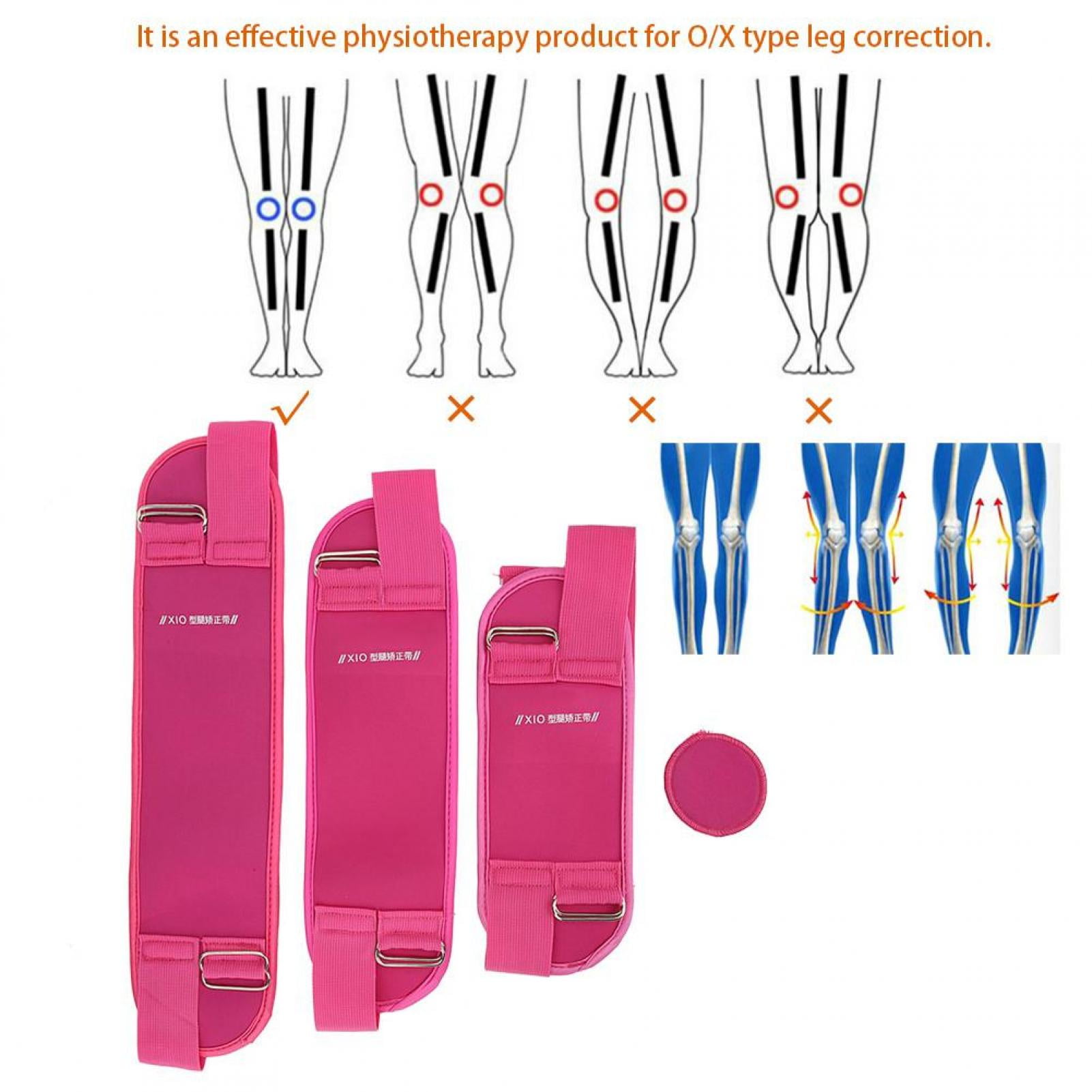Dioche Leg Correction Strap, Strengthen Bandage Kit Legs Corrector