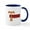 White/Navy Inside, variant on CafePress - OFS Secular Franciscan Mug - 11 oz Ceramic Mug - Novelty Coffee Tea Cup