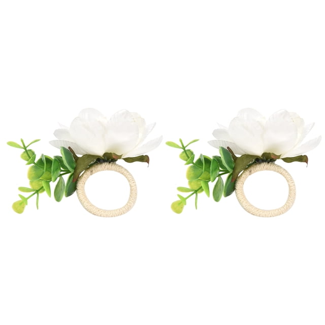 Hebilla para servilleta, 2 piezas, servilleta de cuerda de cáñamo, anillo para servilleta, decoración de mesa, estándares líderes en la industria
