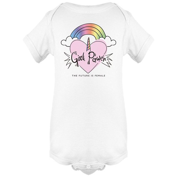 Girl Power Female Bodysuit Infant -Image by Shutterstock, 6 Months