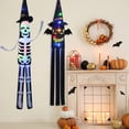 thumbnail image 5 of Halloween Skull Windsock Decoration, Halloween Decorative Lights Skull Skeleton Lanterns, 5 of 5