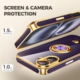 thumbnail image 5 of Funda Nonional para iPhone 16 con Soporte de Anillo y 2 Protectores de Pantalla, 5 of 5