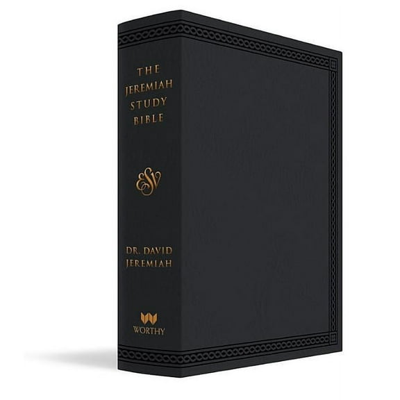 The Jeremiah Study Bible, Esv, Black Leatherluxe: What It Says. What It Means. What It Means for You., (Hardcover)