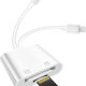 thumbnail image 1 of Lightning a SD para iPhone/iPad, lectura de tarjetas de memoria con doble ranura, 1 of 5
