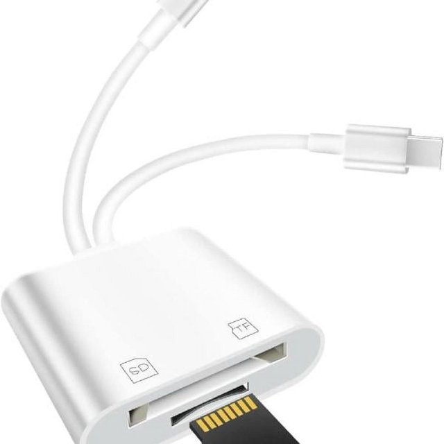 Lightning a SD para iPhone/iPad, lectura de tarjetas de memoria con doble ranura