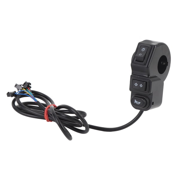 Control De Bocina De Motocicleta, Interruptor De Faro De Señal De, Cable De 4,9 Pies, Interruptor De Control De Manillar De Scooter 3 En 1