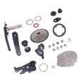 thumbnail image 4 of 10 Speed Groupset,Aluminum Alloy 10 Speed 46T Cassette Crank Arm Bottom Bracket Thumb Shifter Rear Derailleur Set Bike Accessory, 4 of 7