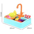 thumbnail image 2 of Juego De Juguetes De Cocina Con Fregadero De Agua Corriente Lavavajillas Electrónico Con Grifo Juguete De Juego De Rol Para Niñas Y Niños sonducket FN007272-02, 2 of 6